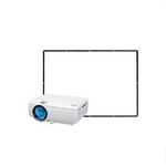 Home Theater Projector with Bonus 100" Fold up Projector Screen