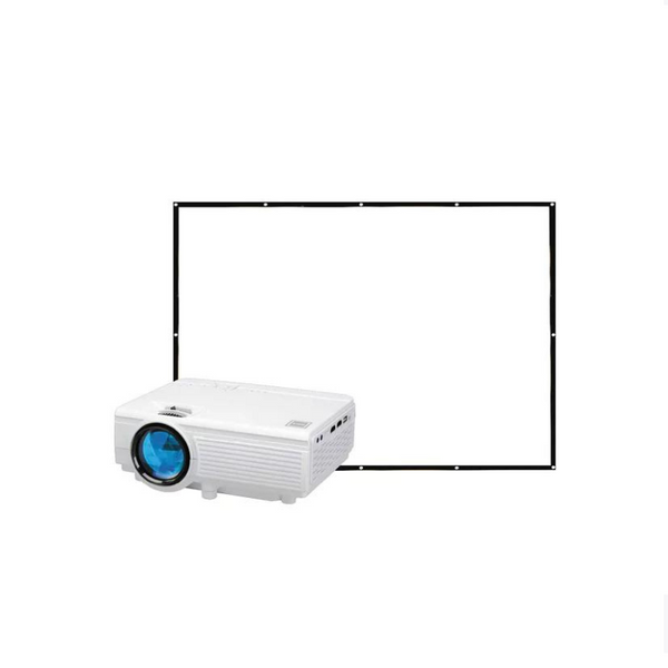 Home Theater Projector with Bonus 100" Fold up Projector Screen