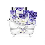 8-Piece Body & Earth Lavender & Honey Scent Bath Spa Gift Basket