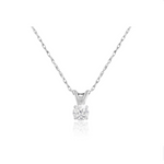 1/10 Carat Diamond Solitaire Necklace