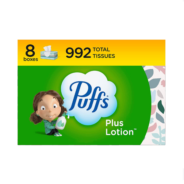 24 Boxes of Puffs Plus Lotion Facial Tissues