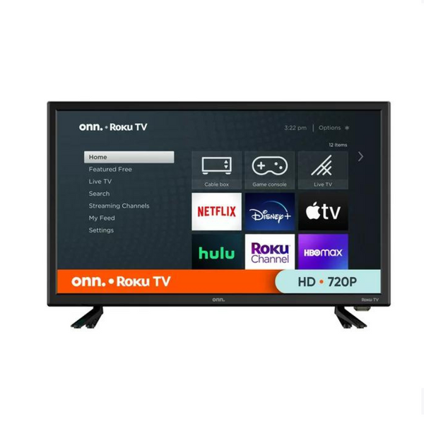 onn. 24” Class HD LED Roku Smart TV