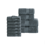 Set of 10 Bedsure Grey Bath Linen Towel Set