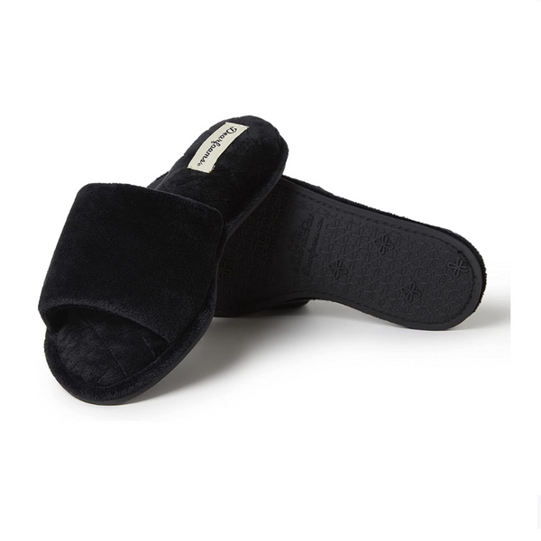 Dearfoams Women's Beatrice Velour Slide Slippers