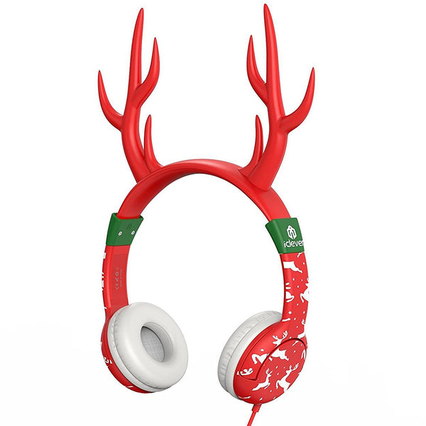 Headphones with Removable Silicone Reindeer Horns