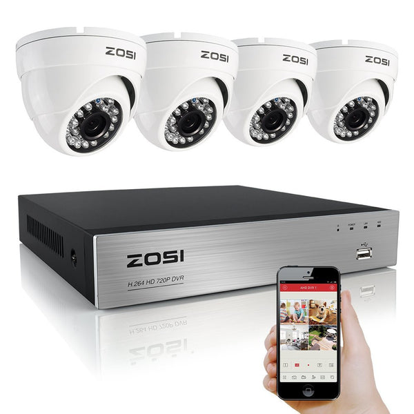 4 camera weatherproof surveillance system