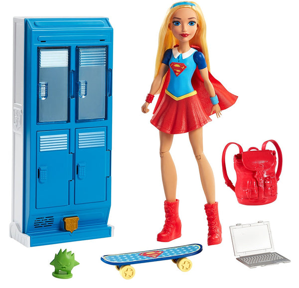 Mattel DC Super Hero Girls Supergirl Locker Accessory & Doll