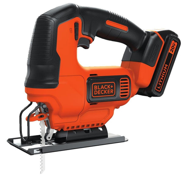 Sierra de calar BLACK+DECKER BDCJS20C 20V MAX con batería y cargador