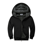 Cozy Sherpa-Lined Full Zip Hoodie Kids (Multiple Colors)