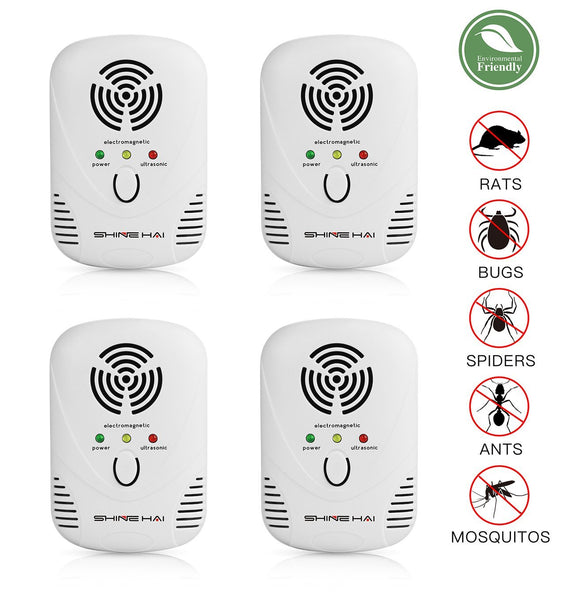 Pack of 4 ultrasonic pest repellers