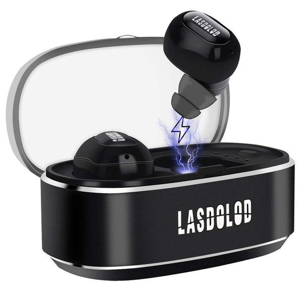 True Wireless Waterproof Earbuds With Deep Bass And Charging Case