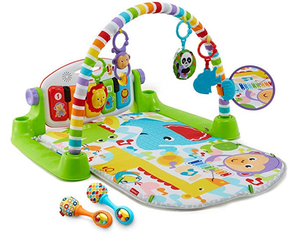Fisher-Price Deluxe Kick 'n Play Piano Gym & Maracas Bundle