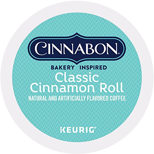 Paquete de 24 tazas K de café con rollo de canela clásico Cinnabon de una sola porción