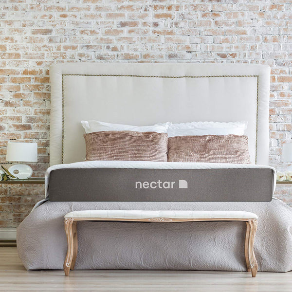 Colchón Nectar Queen + 2 almohadas gratis - Espuma con memoria de gel - CertiPUR - Certificado en EE. UU.