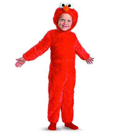 Cómodo disfraz de piel de Elmo