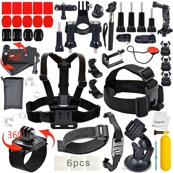 Kit de accesorios para cámara GoPro de 40 piezas