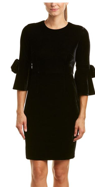 Velvet sheath dress