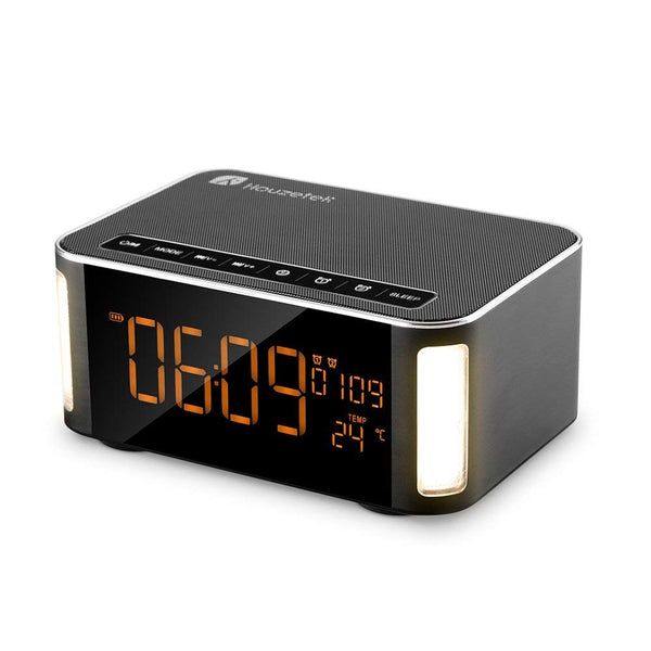 Bluetooth speaker alarm clock with temperature and calendar