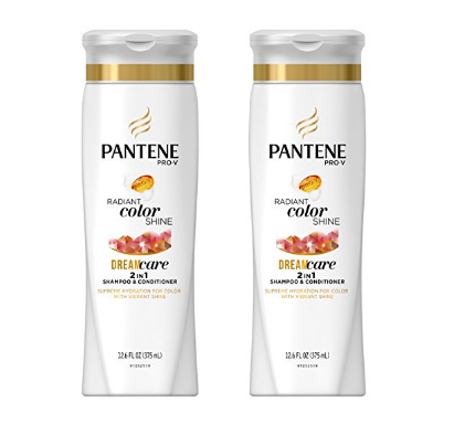 Pack de 2 champú y acondicionador 2 en 1 Pantene Pro-V Color Revival Shine