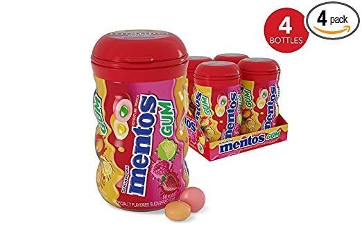 4-Pack of 50-Piece Mentos Gum