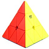 CuberSpeed ​​QiYi QiMing pirámide cubo mágico sin pegatinas MoFangGe