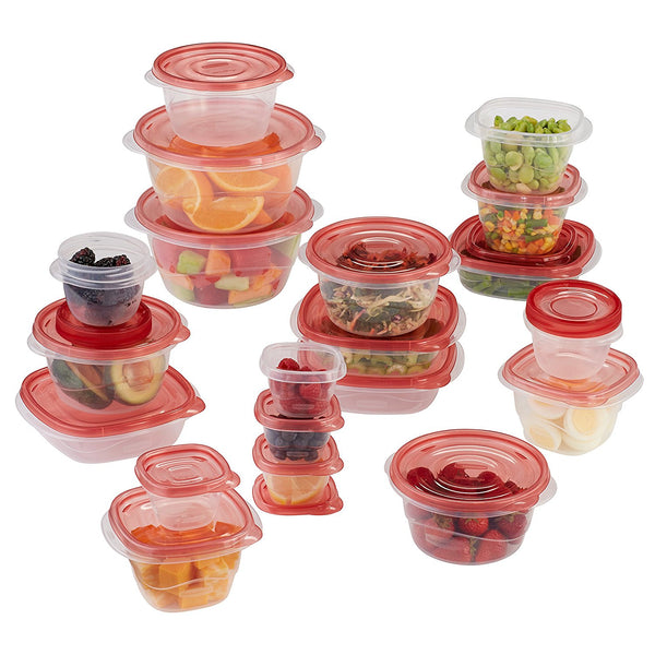 40 piece Rubbermaid storage containers