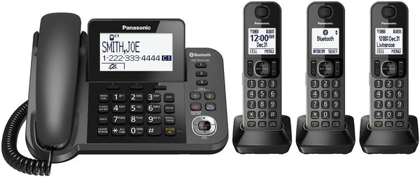 Panasonic 3-Handset Landline Telephone