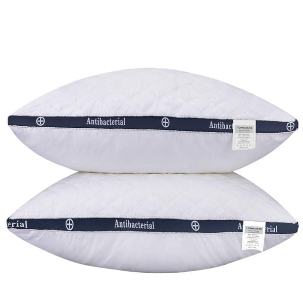 Juego de 2 almohadas alternativas de plumón.
