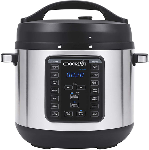 Crock-pot 8-Quart Multi-Use XL Express Crock Programmable Slow Cooker with Manual Pressure