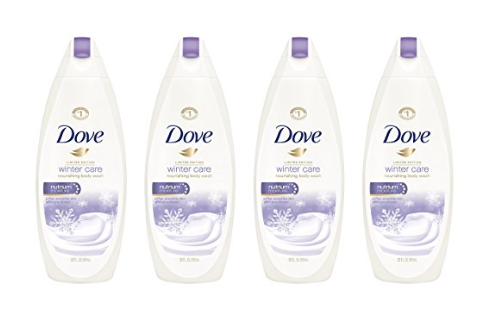 4 bottles of Dove Body Wash, Winter Care