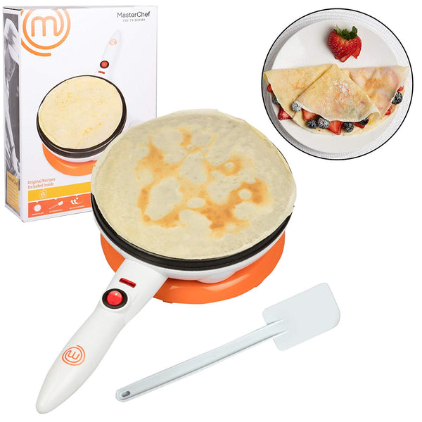 Crepera inalámbrica MasterChef con guía de recetas GRATUITA