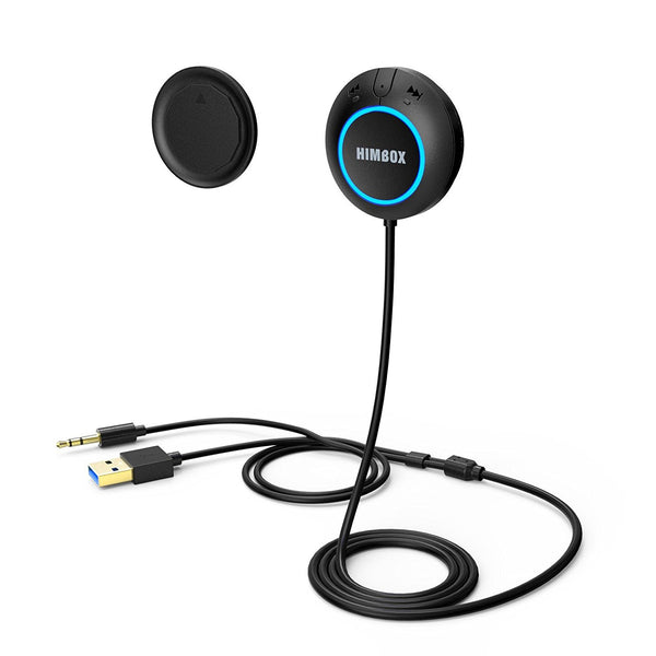 Hands-Free Car Kit Bluetooth Car Receiver with Magnetic Mounts