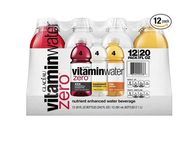 Pack of 12 vitaminwater zero variety pack