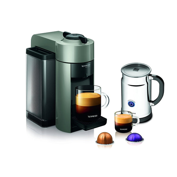 Nespresso Evoluo Coffee & Espresso Maker with Aeroccino Plus Milk Frother