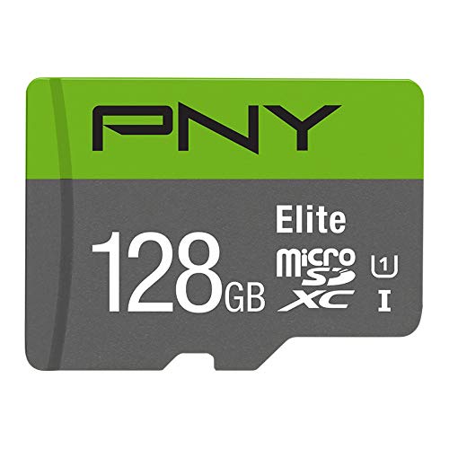 PNY 128GB Elite Class 10 U1 MicroSD Flash Memory Card