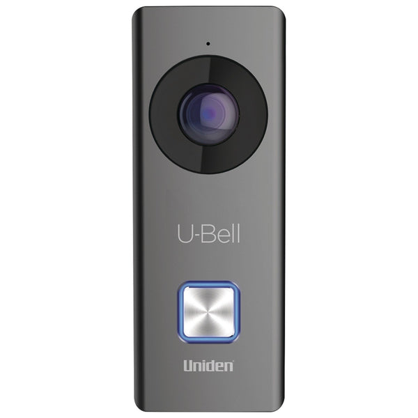 Uniden U-Bell WiFi Video Doorbell, 4 color faceplates (DB1)
