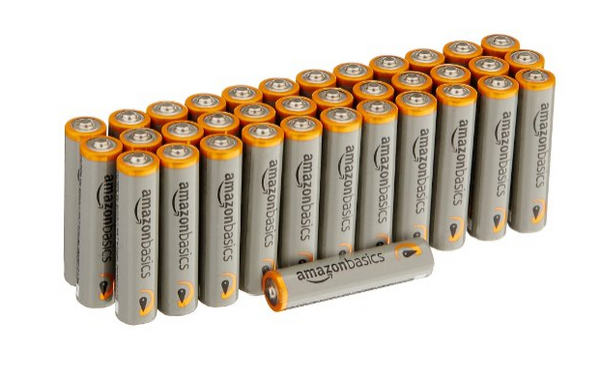 Pack of 36 AmazonBasics AAA batteries