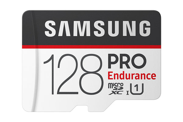 Tarjeta de memoria microSDXC Samsung Pro Endurance U1 de 128 GB con adaptador