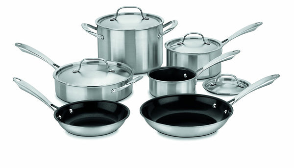 10-piece Cuisinart cookware set