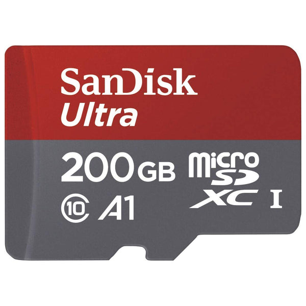 Tarjeta de memoria SanDisk Ultra microSDXC UHS-I de 200 GB con adaptador
