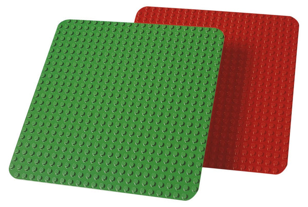 2 placas de construcción LEGO grandes