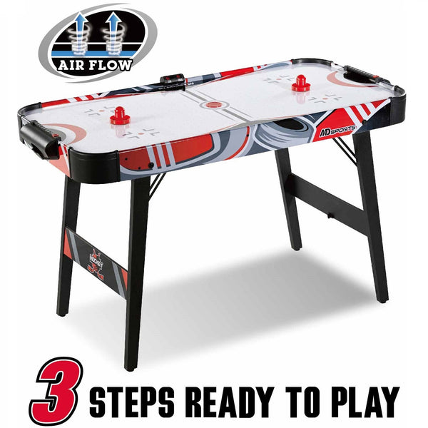 MD Sports Easy Assembly 48 Inch Air Powered Hockey Table