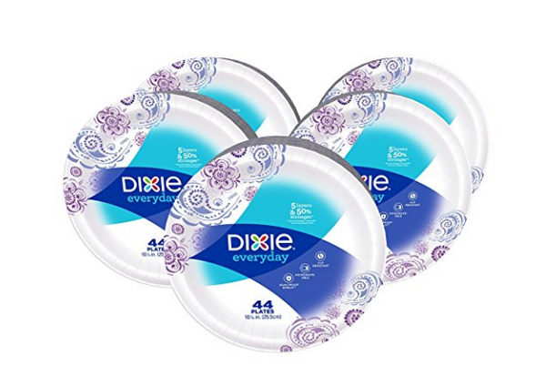 Pack of 220 Dixie paper plates