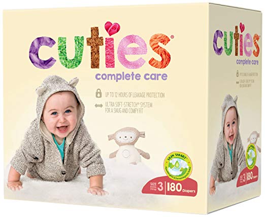 Cuties Complete Care Baby Diapers Size 3, 5, 6 And 7 On Sale