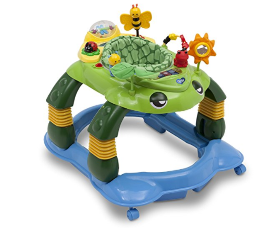 Delta Children Mason the Turtle Lil' Play Station 3-in-1 Activity Walker