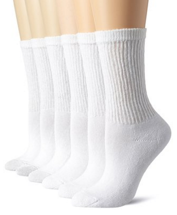 Pack of 6 Hanes women's socks