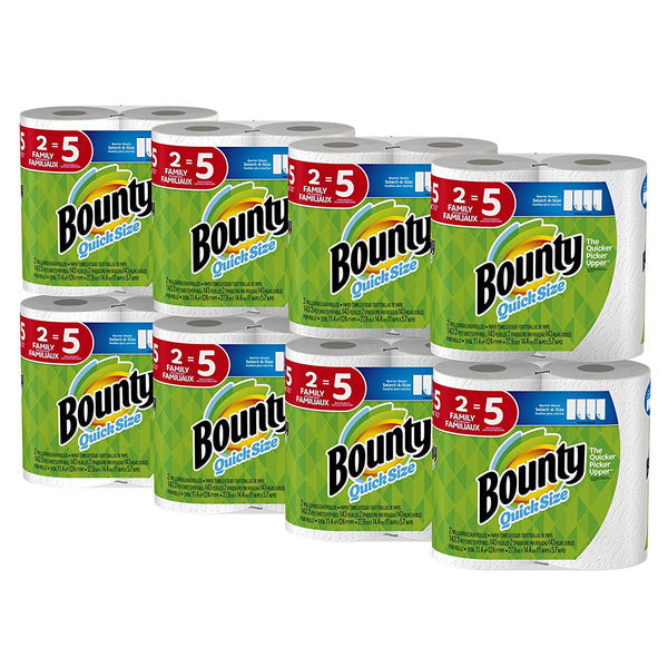 16 Family (40 Regular) Rolls Of Bounty Paper Towels