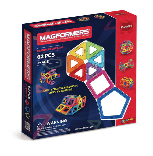 Juego estándar Magformers (62 piezas)