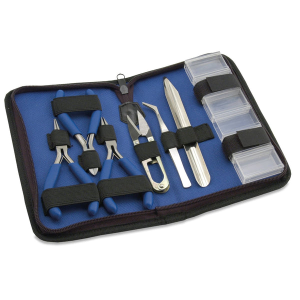 Estuche con cremallera para kit de herramientas de 7 piezas