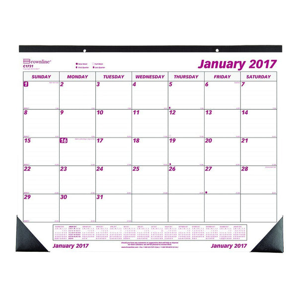 2017 Monthly Desk Pad